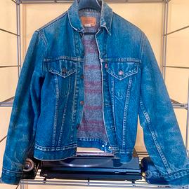 Levi Strauss Trucker anni 70' fodera in pile -Raro