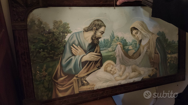 Stampa capoletto "Sacra Famiglia"