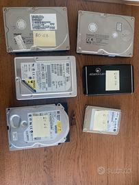 Hard disk esterni interni memorie varie