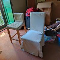 Sedia e sgabello Ikea Bergmund