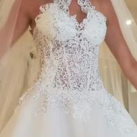 Abito da sposa con swarovsky