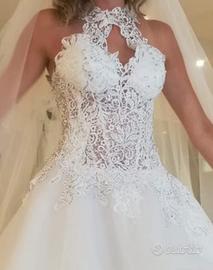 Abito da sposa con swarovsky