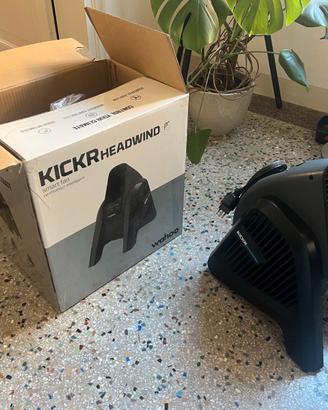 Wahoo KICKR Headwind Smart Fan x Bici