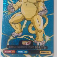 goku scimmione dorato 198 lamincard