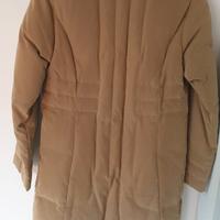 piumino d'oca lungo beige