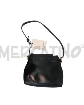 TRACOLLINA DONNA PELLE NERO AIGNER