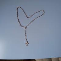 corona /rosario in argento 925 vintage 