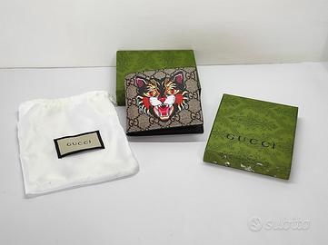 Gucci Portafoglio GG Cat Wallet
