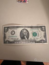 Banconota da collezione da 2 dollari US del 1976