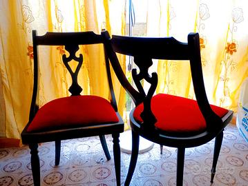 sedie con seduta imbottita