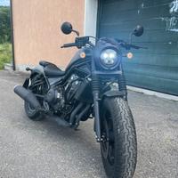 Honda Rebel 500 4600km black borsa e para motore