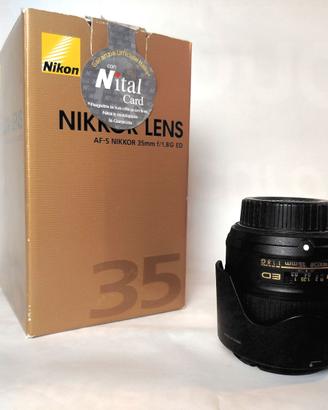 Obiettivo Nikon 35mm f/1.8 G per  full frame
