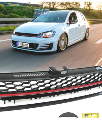 GRIGLIA VOLKSWAGEN VW GOLF 7 VII 12-17 LOOK R NERO
