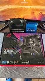 asus rog strix z590 + intel 11700k + 32 gb ddr4