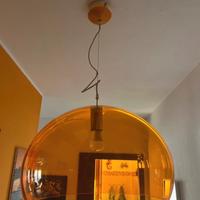 Lampadario Vintage Arancione anni 2000