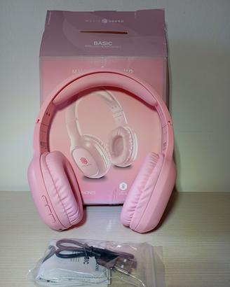Cuffie Bluetooth Music Sound BASIC - NUOVE (Stock)