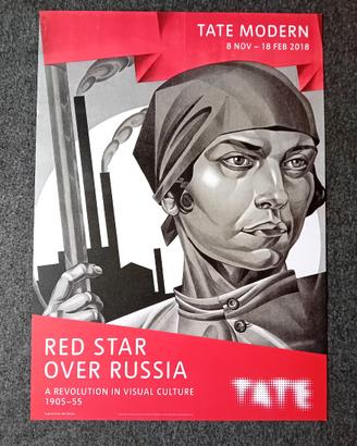 Manifesto "Red Star Over Russia" Tate Modern 2017