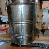 bidone con coperchio x olio con rubinetto