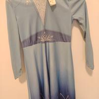 vestito carnevale Elsa di frozen 7/8 anni
