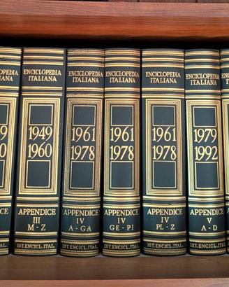 Enciclopedia TRECCANI aggiornamenti '37-'92 13 vol