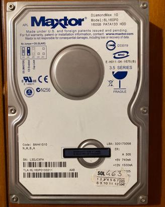 Maxtor Hard Disk 160GB