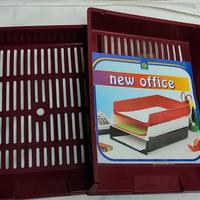 2 vaschette organizer da tavolo casa o ufficio 