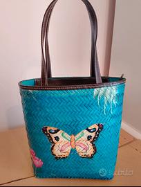borsa estiva farfalle 