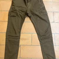 Pantaloni GUESS taglia 28 uomo color verde