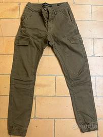 Pantaloni GUESS taglia 28 uomo color verde