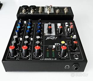 MIXER AUDIO COMPATTO PEAVEY PV6 6ch - DSP - USB