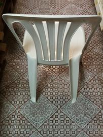 Seggiole da giardino. 