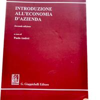 INTRODUZIONE ALL’ECONOMIA D’AZIENDA PAOLO ANDREI