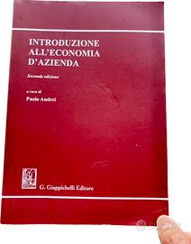 INTRODUZIONE ALL’ECONOMIA D’AZIENDA PAOLO ANDREI