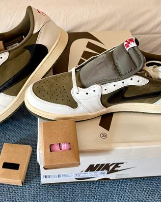 Nike  Air Jordan 1 Trevis Scott  verde oliva 45