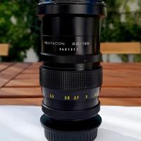 Pentacon 135 mm 2.8f con adattatore M42 a EF