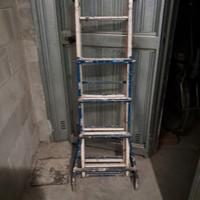 scala telescopica in ferro