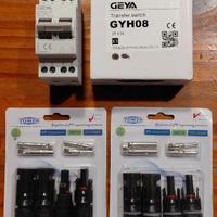 Comutatore AC 63 A tre pos 1-0-2 e 2 coppie di MC4