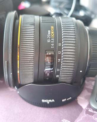 sigma 10-20 f. 4-5.6 DX Nikon