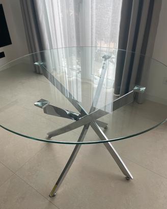 Tavolo vetro rotondo 120cm