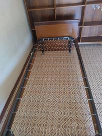 letto singolo  con armadio 