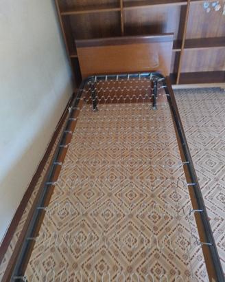 letto singolo  con armadio 