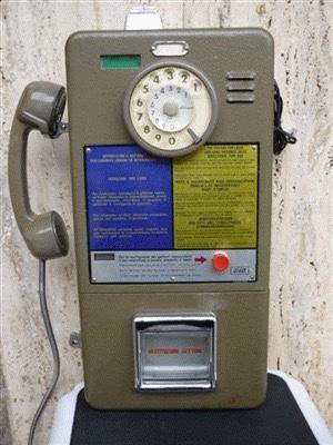 Pulsante Rosso Telefono a Gettoni Urmet