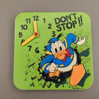 Disney Paperino  orologio da parete vintage anni80