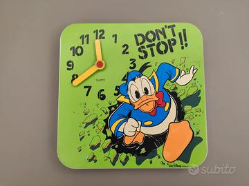 Disney Paperino  orologio da parete vintage anni80