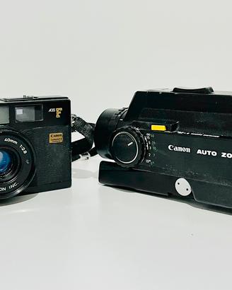 Canon A35 F (foto)+ Canon auto zoom 318 M (video)