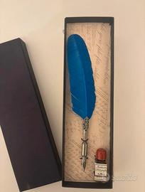 Penna stilografica con calamaio