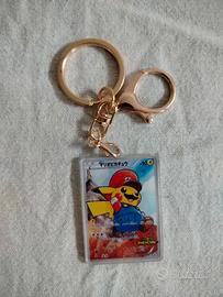 Pikachu Mario Portachiavi  acrilico  3,4x5