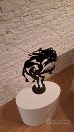 Scultura metallica  cavallo 