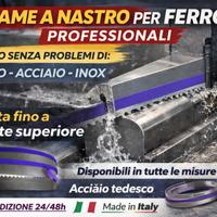 Lame a nastro per ferro e acciaio  tutte le misure