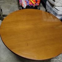 tavolo rotondo allungabile in legno 